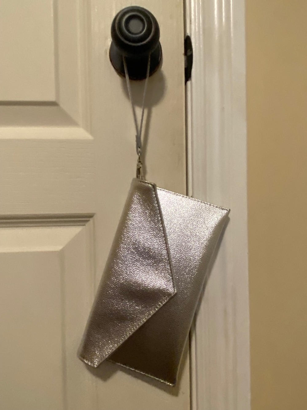Call It Spring Silver Envelope Clutch